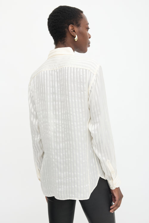 Tom Ford Silk Stripe Blouse