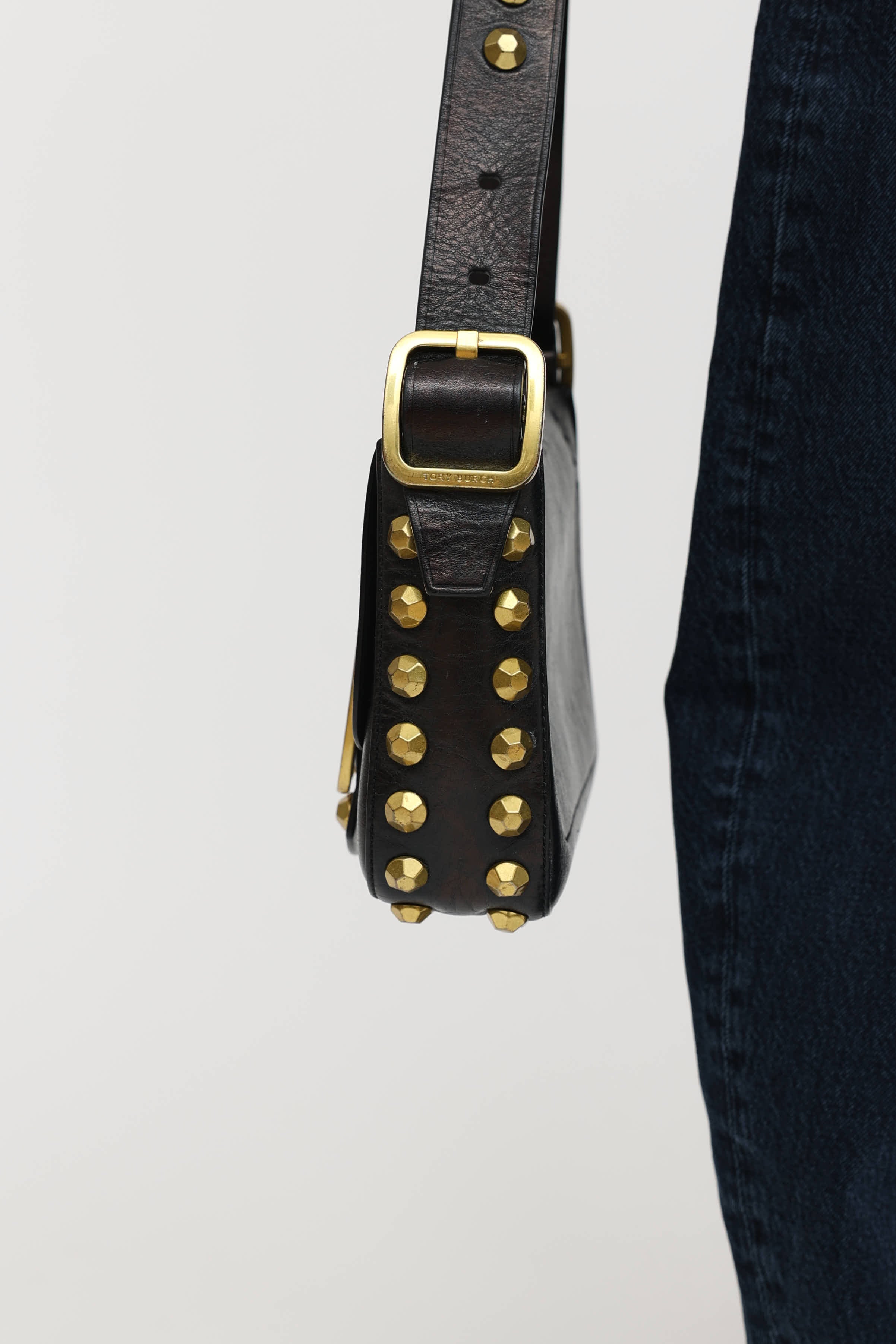 Tory Burch Leather Sawyer Stud Bag