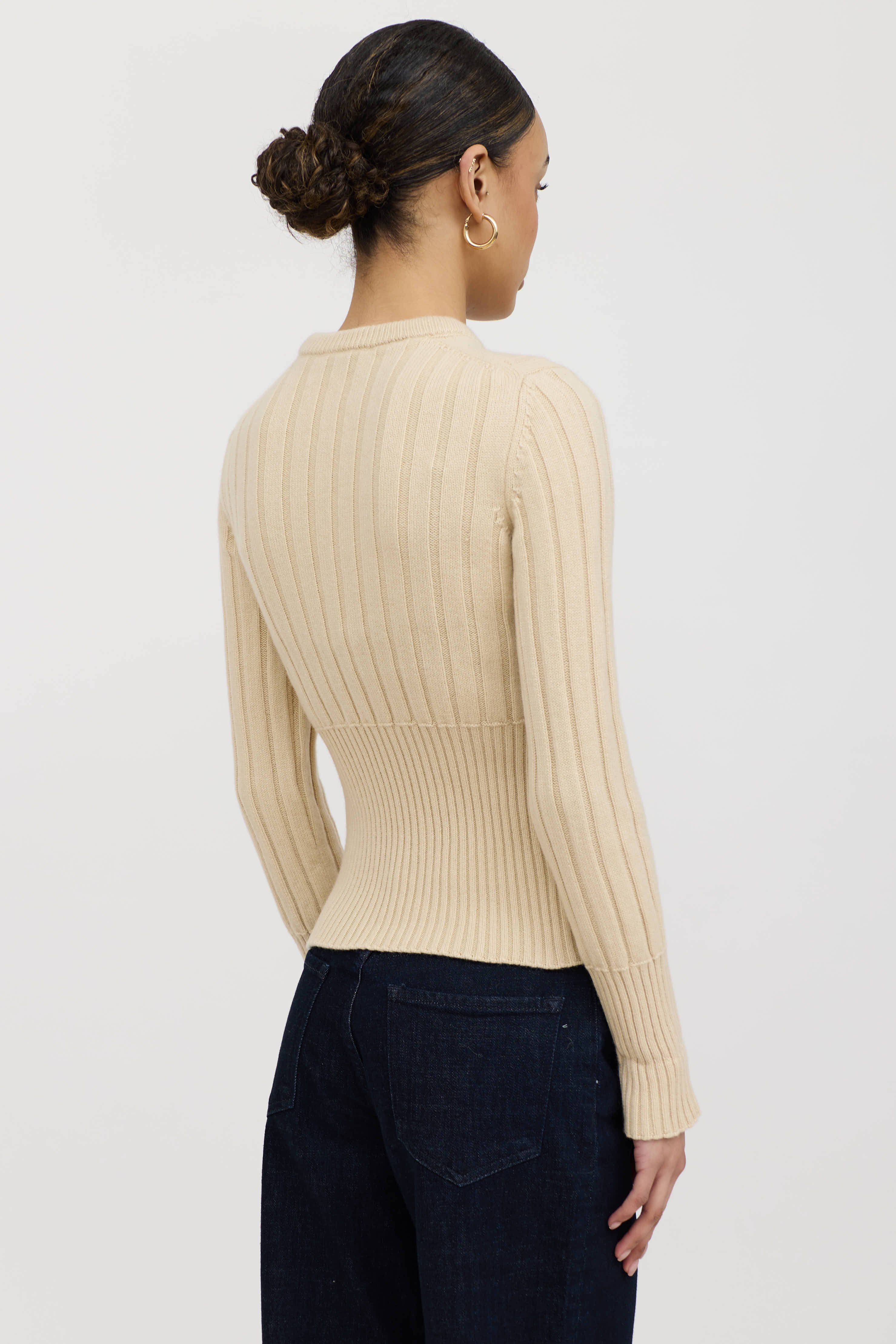 Tory Burch Cashmere Knit Logo Sweater