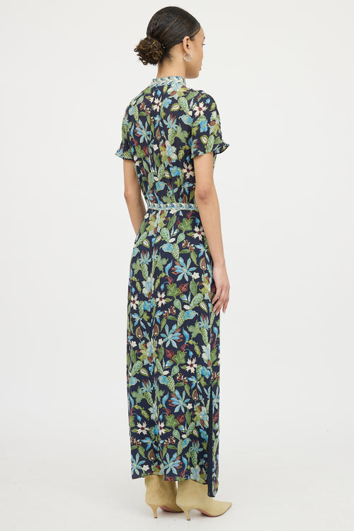 Tory BurchPatterned Short Sleeve Dress