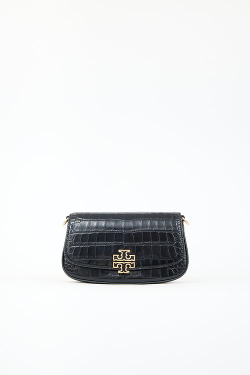 Tory Burch Embossed Leather Britten Bag