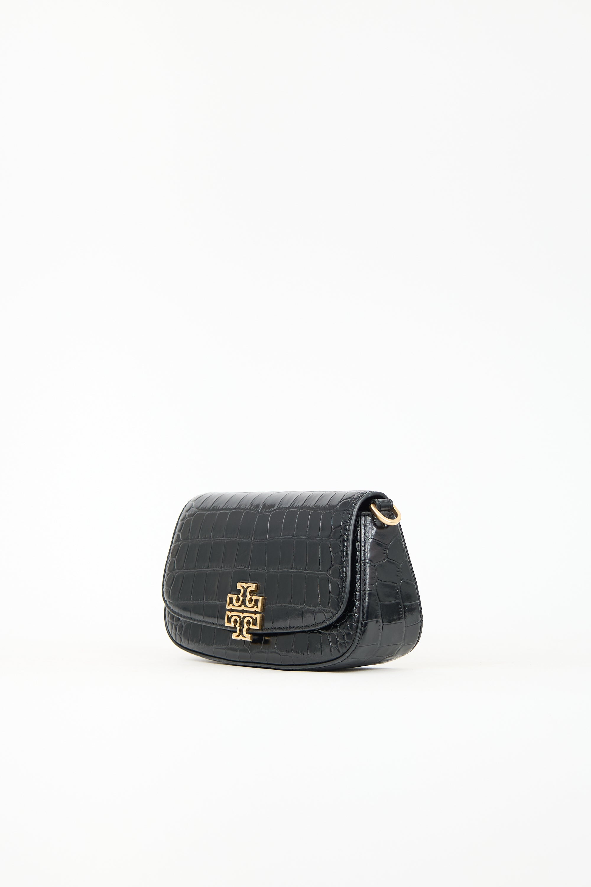 Tory Burch Embossed Leather Britten Bag