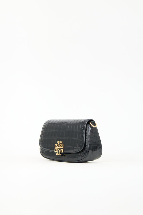 Tory Burch Embossed Leather Britten Bag