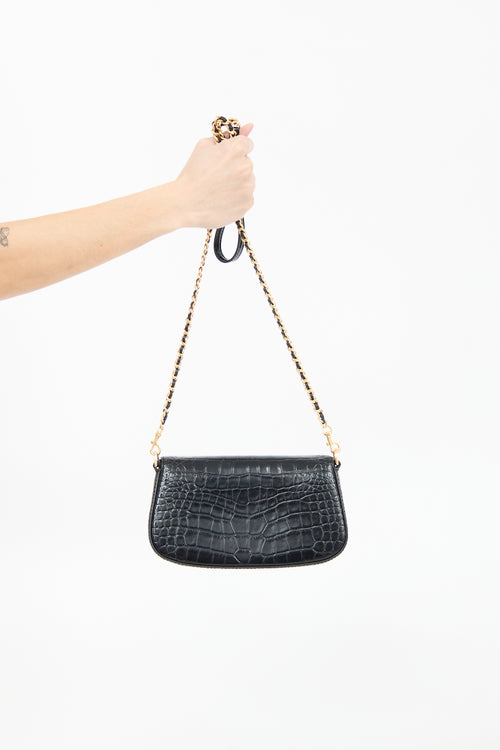 Tory Burch Embossed Leather Britten Bag