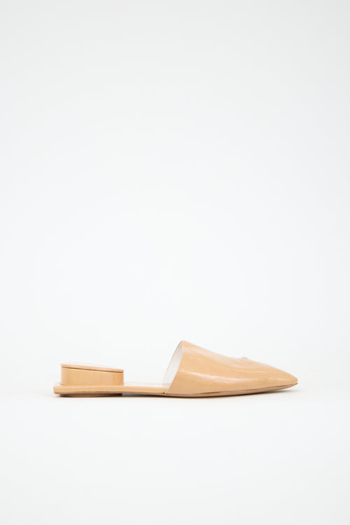 Tory Burch Patent Leather Pierced Mule