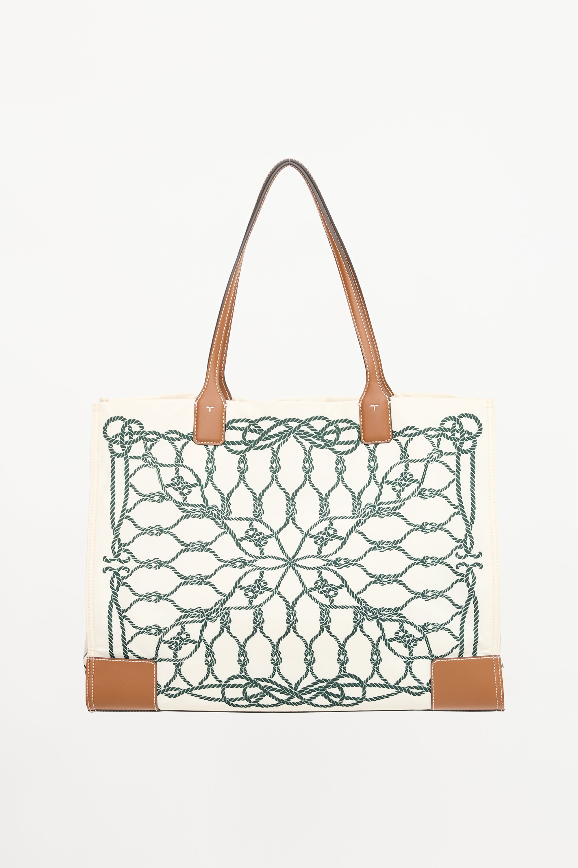 Tory Burch Printed Ella Logo Tote  Bag