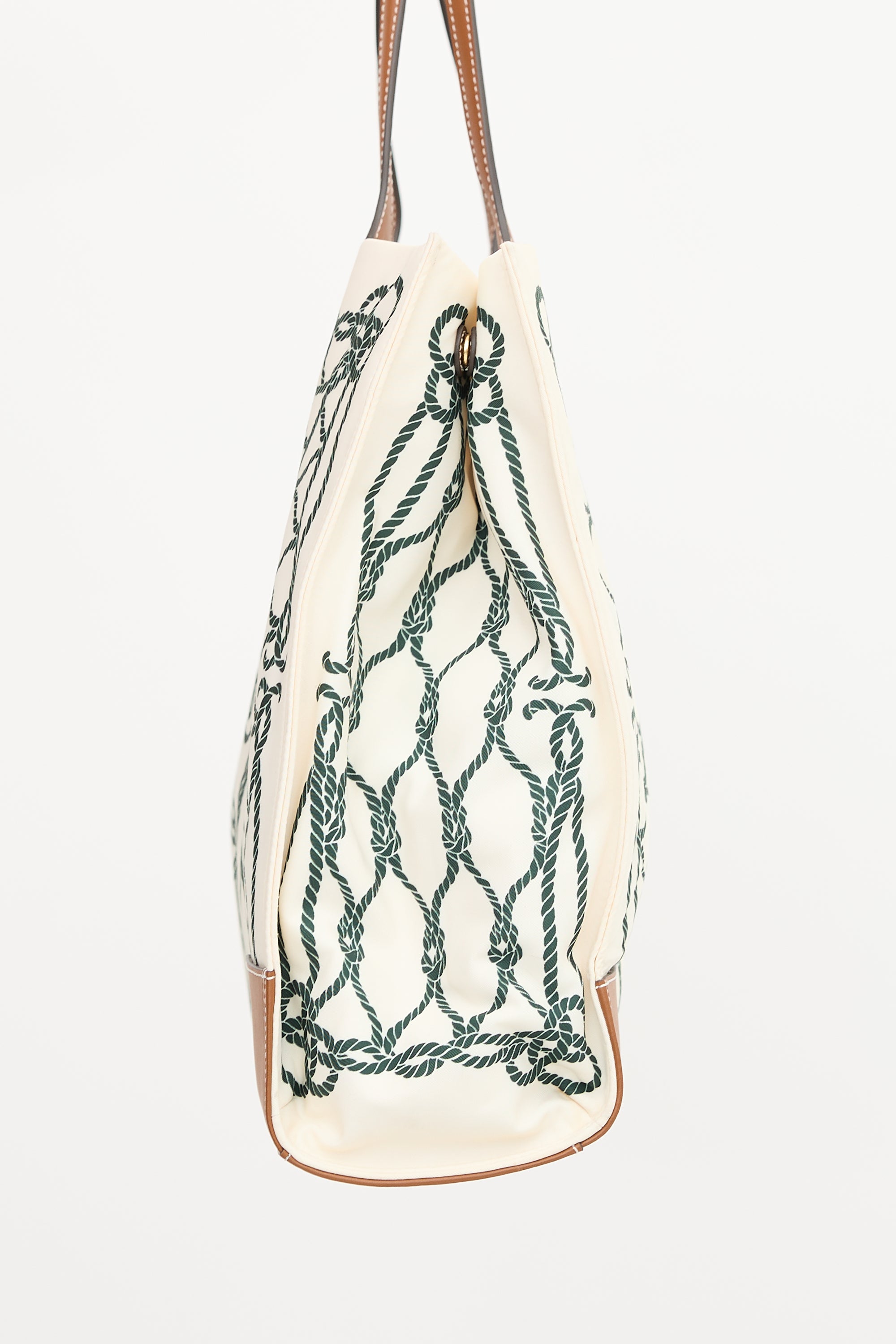 Tory Burch Printed Ella Logo Tote  Bag