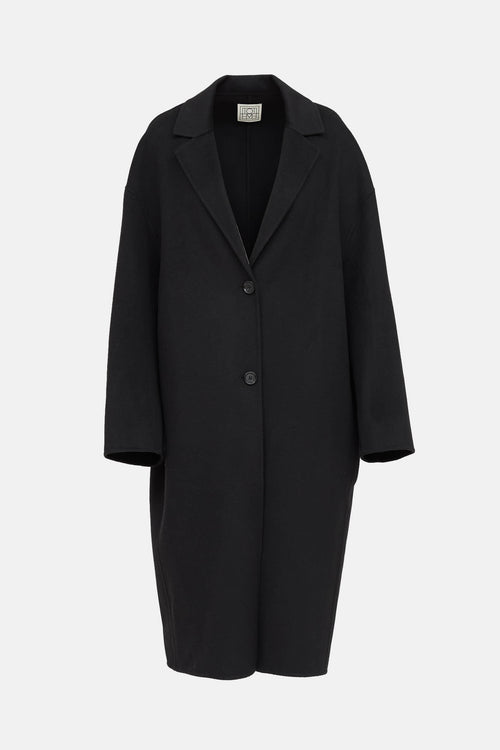 Wool Double Cocoon Coat