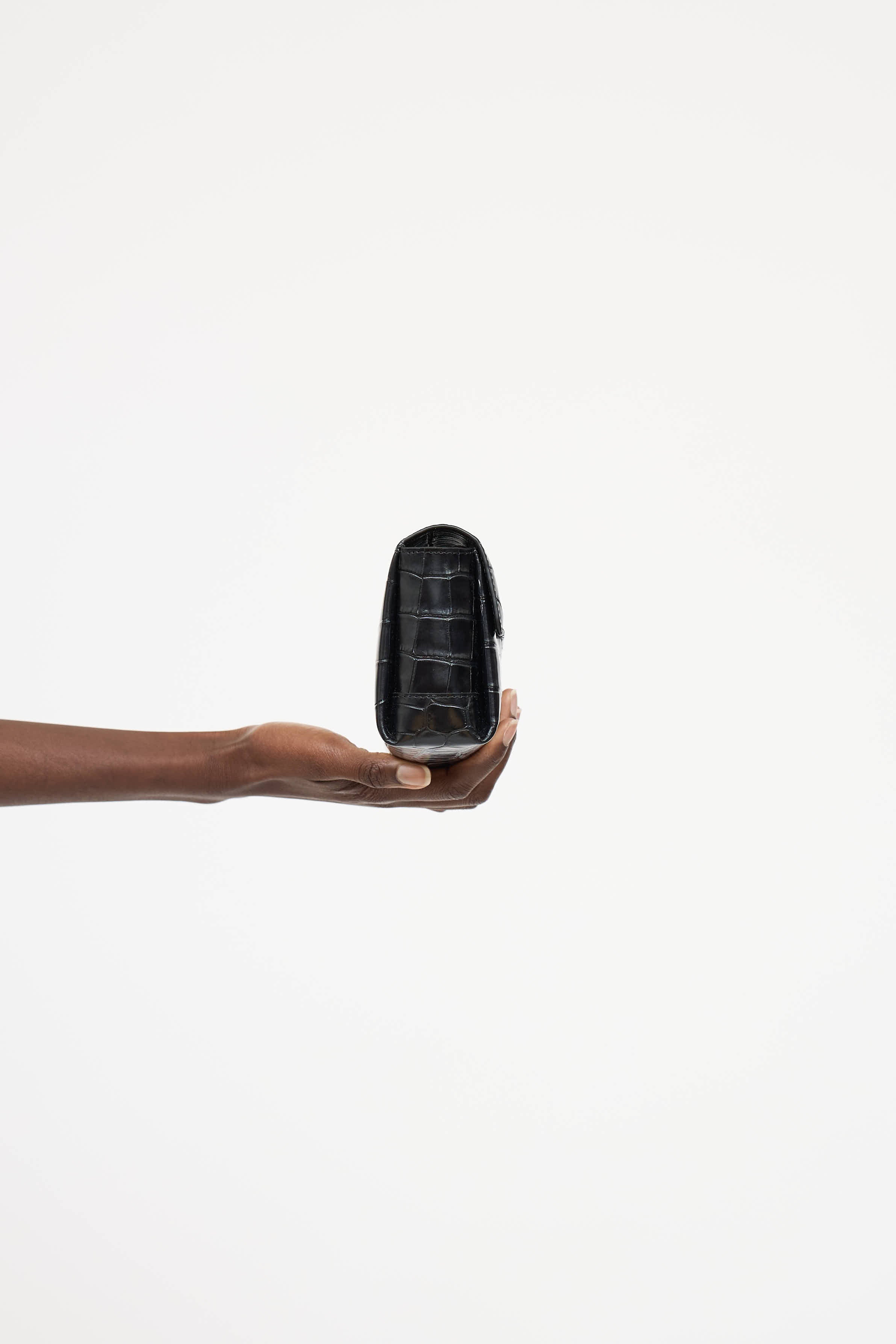 TotemeEmbossed Leather Soft T-Clutch