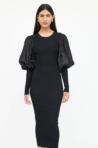 Toteme Ribbed Puffed Vignola Dress