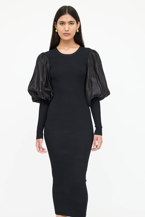 Toteme Ribbed Puffed Vignola Dress