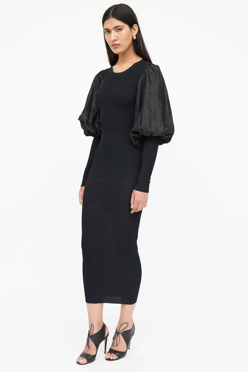 Toteme Ribbed Puffed Vignola Dress