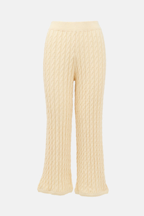 Toteme Cable Knit Pant