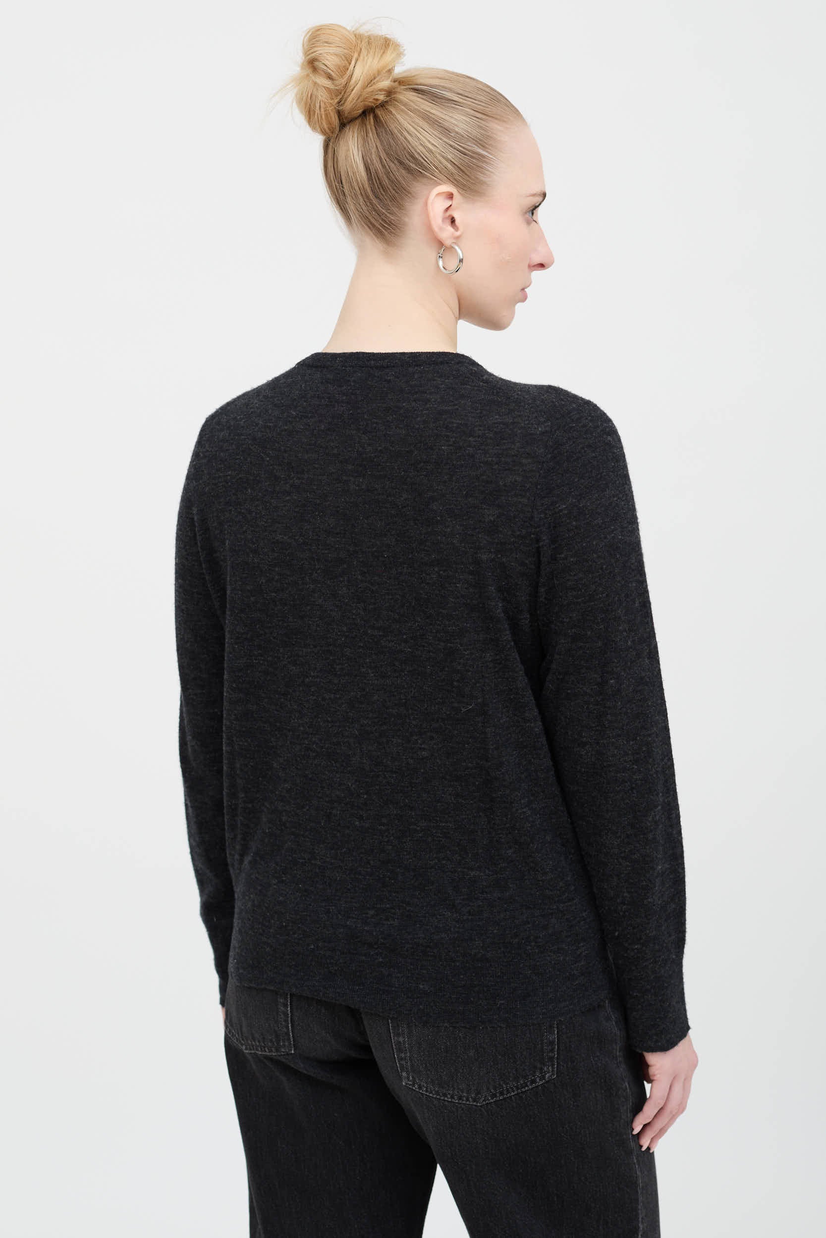Wool Button Up Cardigan