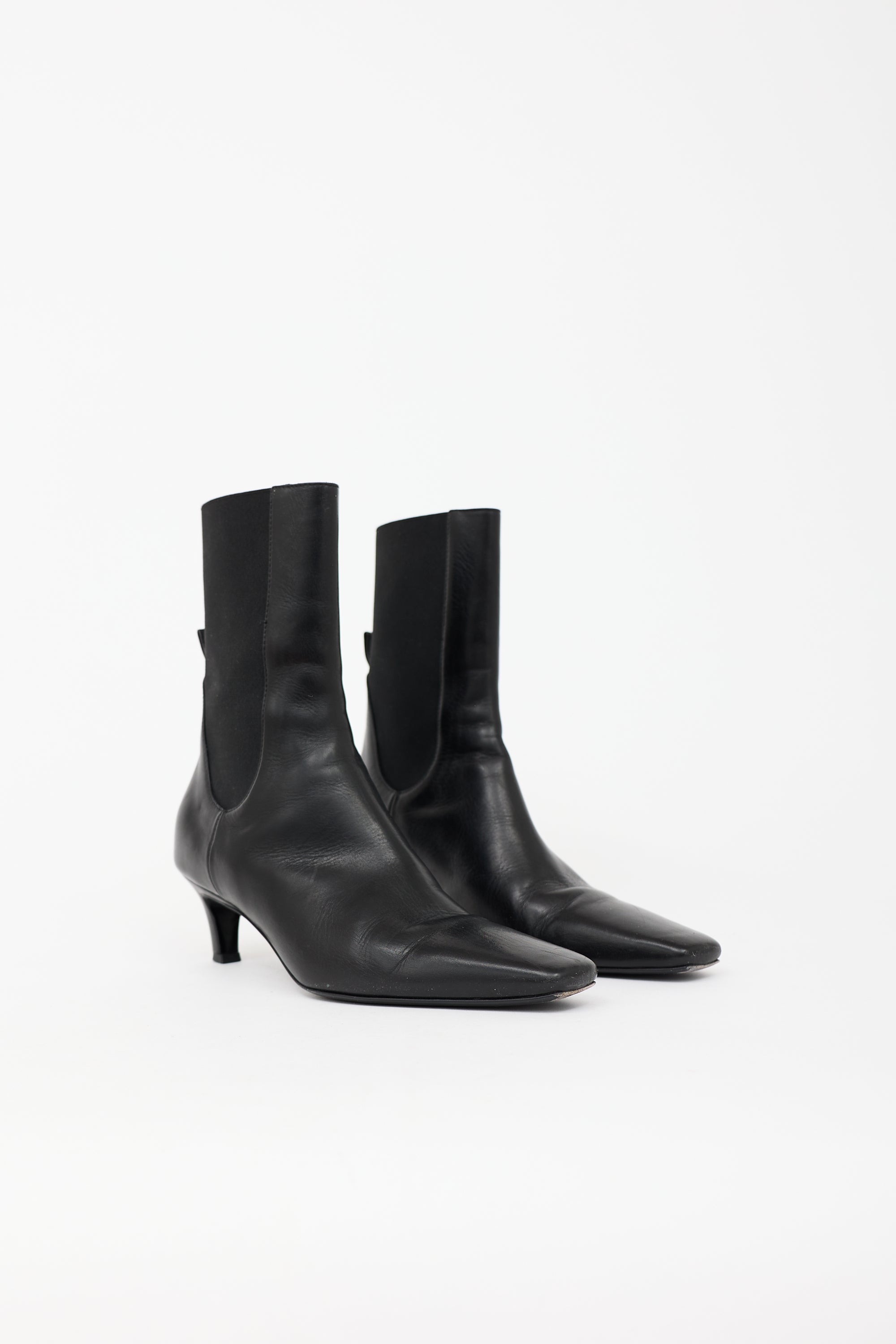 Toteme Leather Ankle Boot