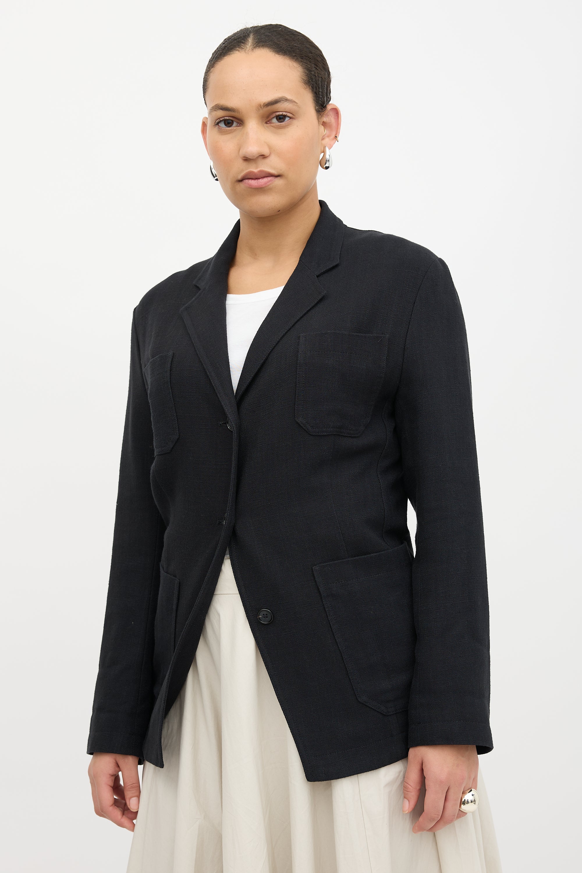 Toteme Linen Slim Blazer
