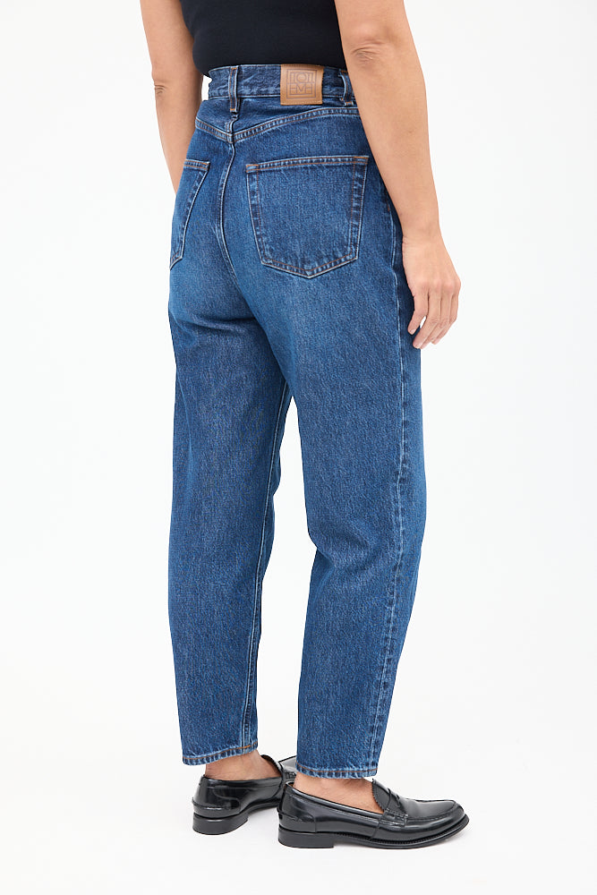 Toteme Medium Wash Tapered Jeans