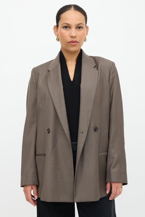 Toteme Oversized Double Breasted Blazer