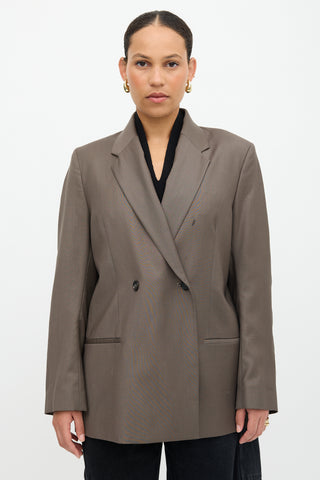 Toteme Oversized Double Breasted Blazer
