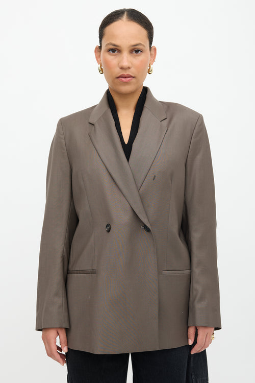 Toteme Oversized Double Breasted Blazer