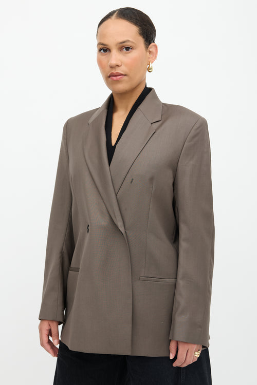 Toteme Oversized Double Breasted Blazer