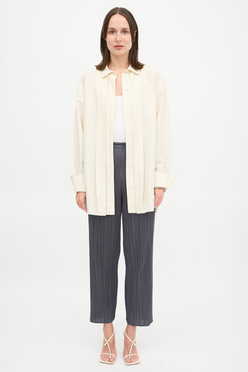 Toteme Silk Pleated Shirt