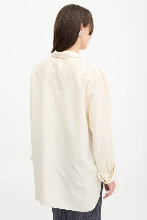 Toteme Silk Pleated Shirt