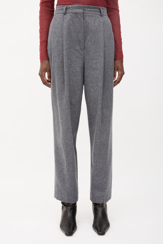 Toteme Wool Double Pleated Trouser