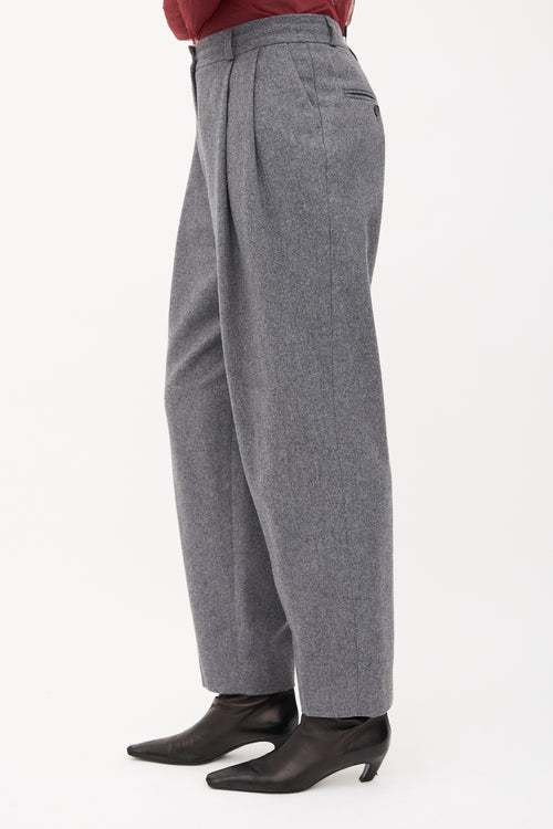Toteme Wool Double Pleated Trouser