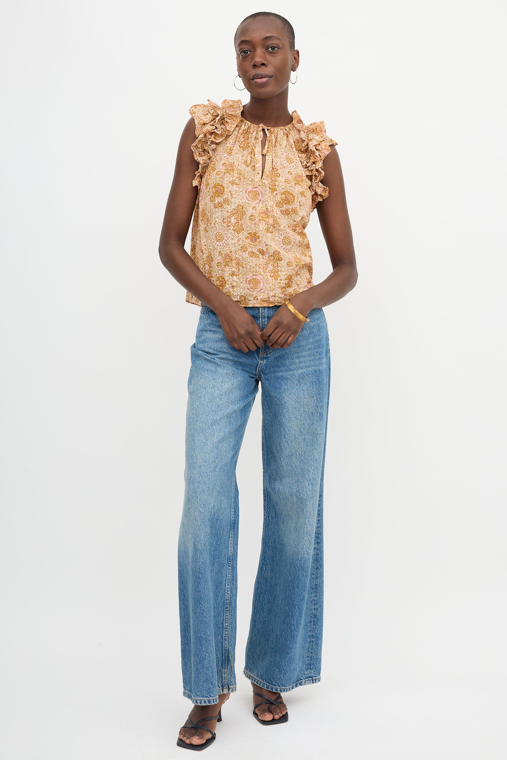 Ulla Johnson Floral Eliza Top