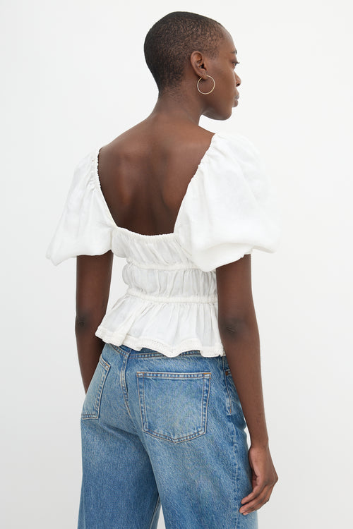 Ulla Johnson Linen Harley Top