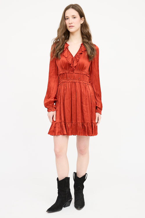 Ulla Johnson Ruffled Silk Mini Dress