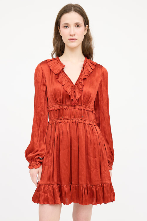 Ulla Johnson Ruffled Silk Mini Dress