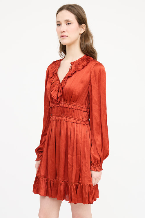 Ulla Johnson Ruffled Silk Mini Dress