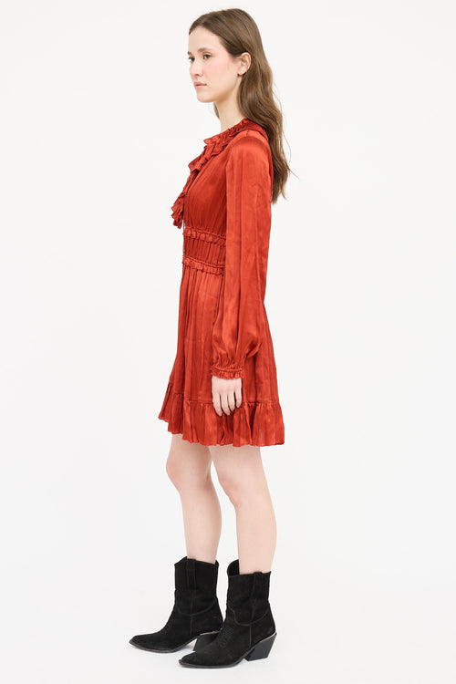 Ulla Johnson Ruffled Silk Mini Dress