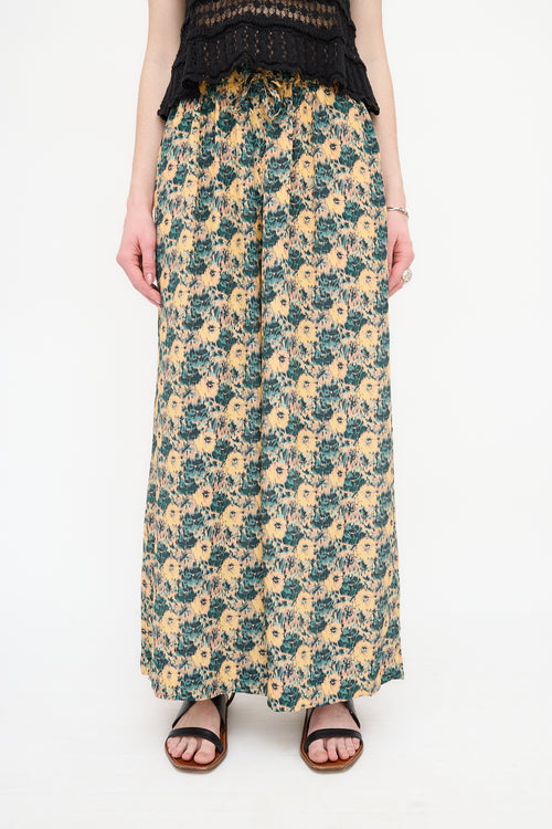 Ulla Johnson Silk Printed Sawyer Pant