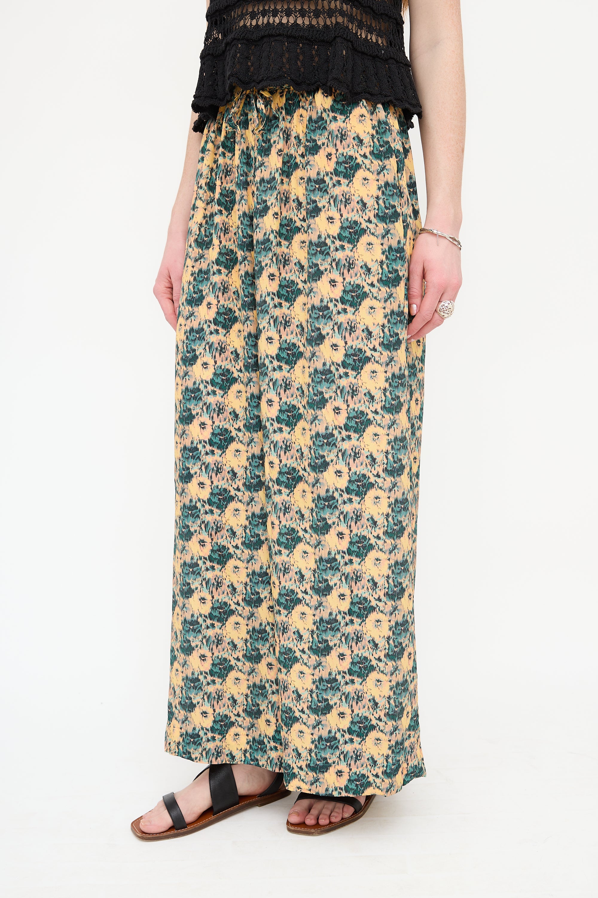 Ulla Johnson Silk Printed Sawyer Pant