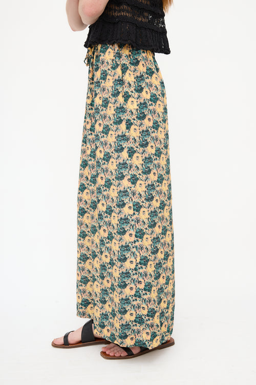Ulla Johnson Silk Printed Sawyer Pant