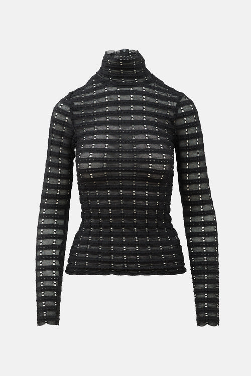 Ulla Johnson Smocked Eyelet Top