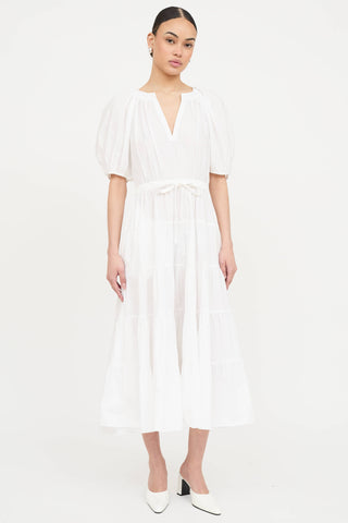 Ulla Johnson Tiered Pleated Dress