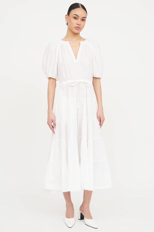 Ulla Johnson Tiered Pleated Dress