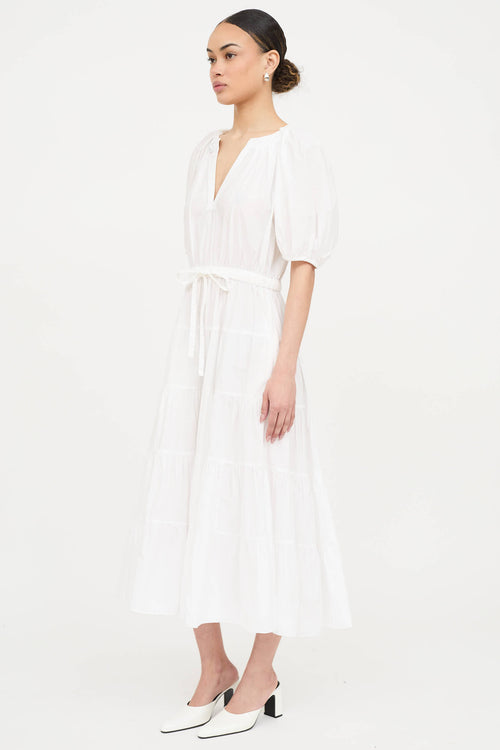 Ulla Johnson Tiered Pleated Dress