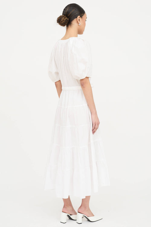 Ulla Johnson Tiered Pleated Dress