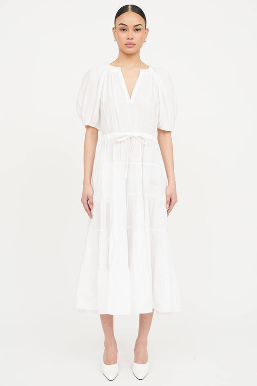 Ulla Johnson Tiered Pleated Dress