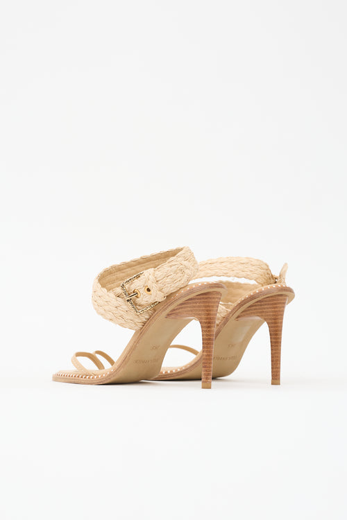 Ulla Johnson Woven Raffia Lydia Sandal