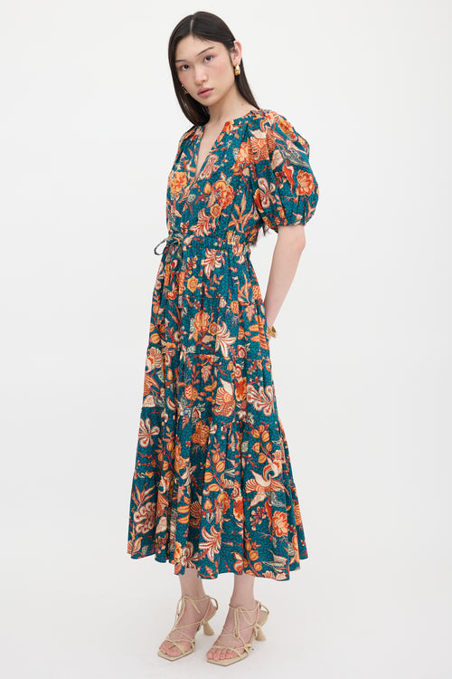 Ulla Johnson Printed Olina Maxi Dress