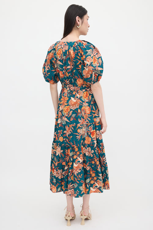 Ulla Johnson Printed Olina Maxi Dress