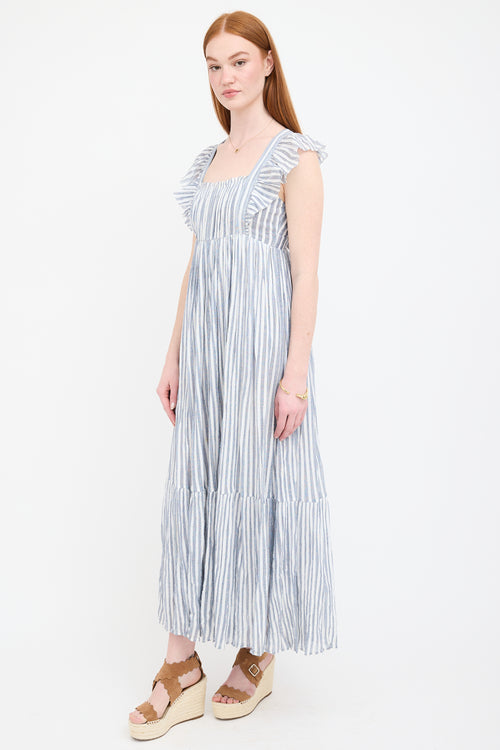 Ulla Johnson Striped Long Dress