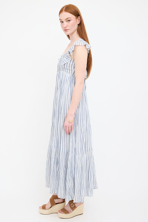 Ulla Johnson Striped Long Dress