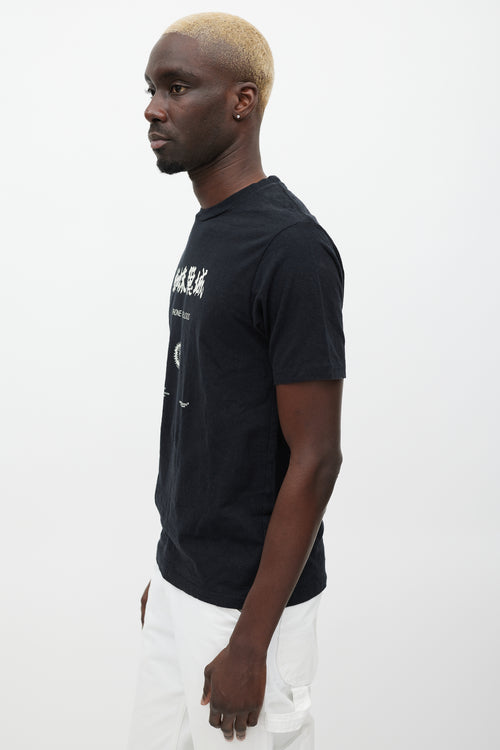 Undercover Black & Multicolour Throne Of Blood T-Shirt